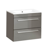 Badezimmer Hochschrank TWIST 140cm | mit Spiegeltüre | 