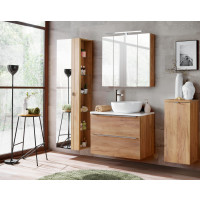 Bad-Set CAPRI 80cm 4-tlg. | Aufsatz-Becken &amp;...
