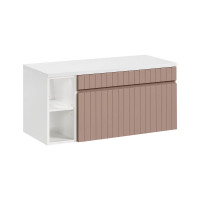Badezimmer ROSINA 100cm Set 2-tlg. | Becken + Regal | ros&ea