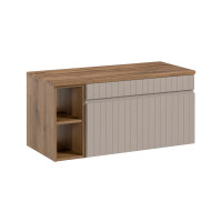 Badezimmer ROSINA 100cm Set 2-tlg. | Becken + Regal | ros&ea