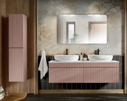 Badezimmer ROSINA 160cm Set 3tlg. | mit marmoriertem...