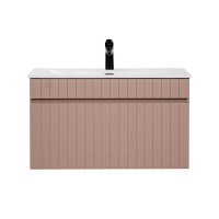 Badezimmer ROSINA 80cm Set 3tlg. | mit Einbaubecken | ros&ea