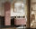 Badezimmer ROSINA 80cm Set 3tlg. | mit Keramik Einbaubecken | rosé-weiß
