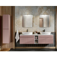 Badezimmer ROSINA 180cm Set 4tlg. | Aufsatzbecken |...