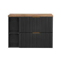 Badezimmer Waschplatz Blackened 80cm | U gallery