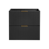 Bad Doppelwaschplatz Blackened 140cm | zum Unterbau | oak sc