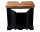 Badezimmer Waschtisch PIRIO 66cm | Rustikal zum Unterbau | black-honey