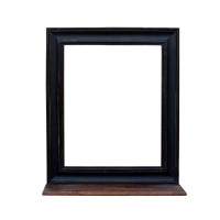 Badezimmer Wandspiegel PIRIO 68cm | Mit Ablage | black-honey