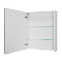 Badset KUBOA 3-teilig 50cm | Waschtisch Einbaubecken | wei&s