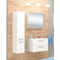 Badset KUBOA 3-teilig 60cm | Waschtisch Einbaubecken |...