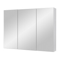 Badset KUBOA 4-teilig 80cm | Waschtisch Einbaubecken | wei&s