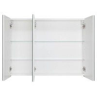 Badset KUBOA 4-teilig 80cm | Waschtisch Einbaubecken | wei&s